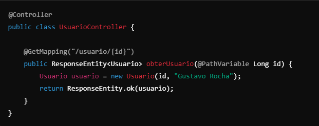 Código java sobre @controller